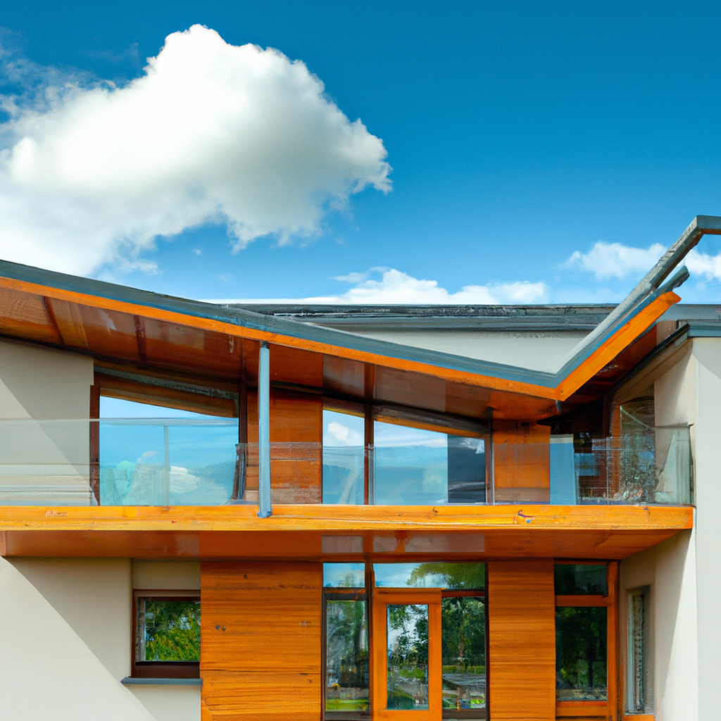 Architektonický návrh dřevostavby moderní design